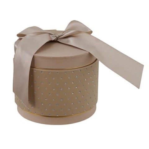 CREAM SCATOLA TONDA PICCOLA D.14.5X12.2